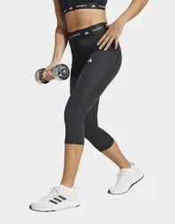 Womens Leggings Techfit Capri - Nero, nero nero Donna taglia L