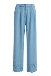 WIDELEG LYOCELL PANTS female