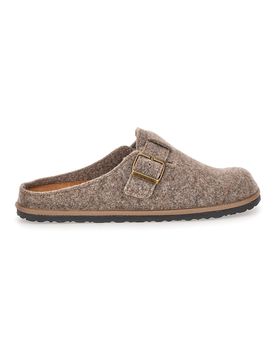 Pantofole beige in feltro con fibbia regolabile 24 SI 43