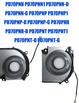 For Clevo PD70PNN PD70PNN1 PD70PNP PD70PNP1 PD70PNR PD70PNR-D PD70PNT PD70PNT1 DC5V 2.5W 0.5A 4PIN 4Lines Laptop CPU GPU Fan New - Aliexpress - FashionsVida
