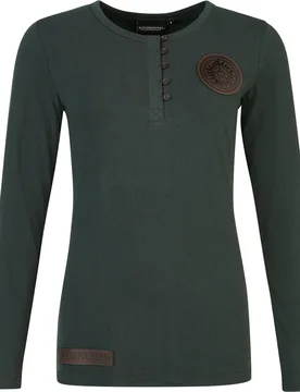 Langarmshirt - Moons and Salt Circles - S bis XXL - für Damen - Größe M - grün - EMP exklusives Merchandise! - Frauen - female - Supernatural - FashionsVida