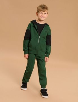 Pantaloni jogger in felpa - verde scuro