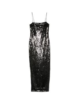 Maxi Square Neck Dress with Spaghetti Straps - Size 36