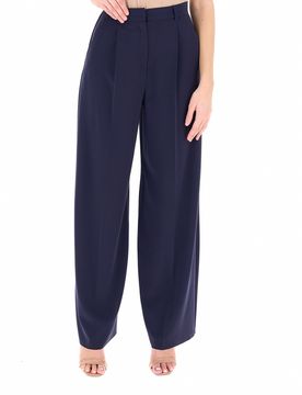 Pantalone wide leg BLU NAVY 48