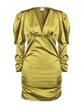 Mini-Kleid Damen Senf L,M,S Damen - MARSĒM - FashionsVida