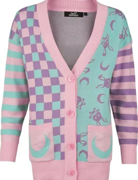 Cardigan - Creepy Pastels - S bis L - für Damen - Größe L - multicolor - Frauen - female - Full Volume by EMP - FashionsVida