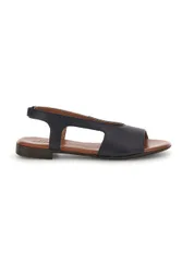 Sandali blu con tomaia in vera pelle 225620 38