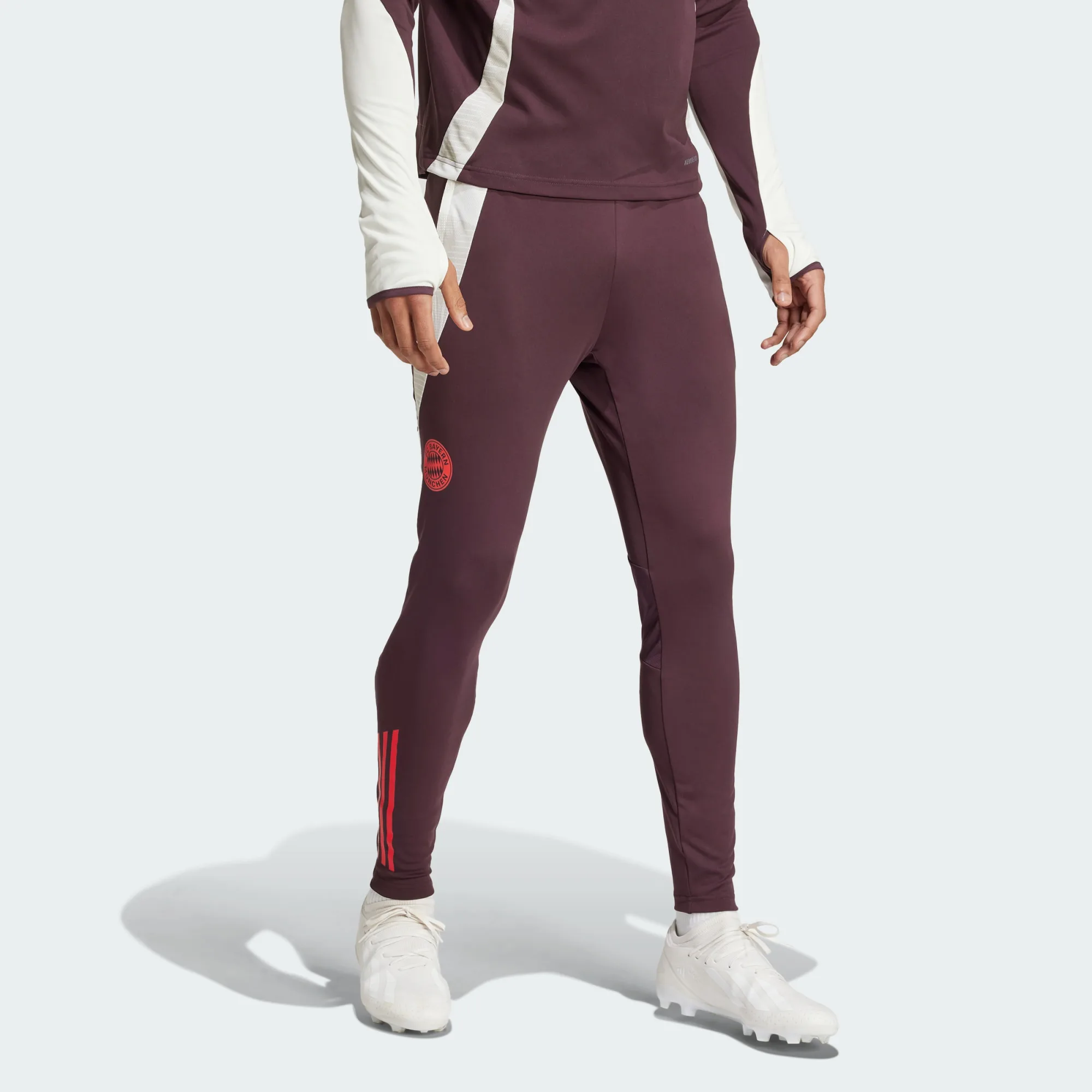 Mens Fc Bayern Tiro 24 Training Pants - Red - Size Small - adidas performance - FashionsVida