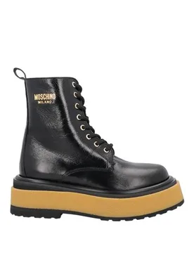 Stiefelette Damen Schwarz 35,37 Damen - Moschino - FashionsVida