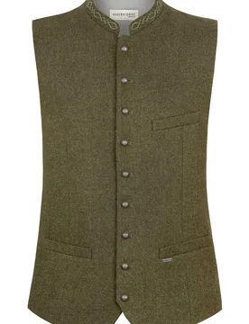Trachtenweste Devito (lorbeer, Gr. 46) von Classics für Herren, Oberteile, 50% Wolle, 25% Viskose, 25% Polyester - Stockerpoint - FashionsVida