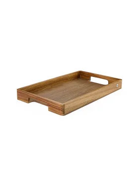Vassoio da portata SERVE 50x30cm Acacia / Noce marrone - AdHoc - FashionsVida