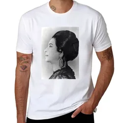 Umm kulthum T-Shirt t shirts for man slim fit t shirts for man graphic vintage T-Shirt