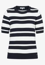 Striped short Sleeved Pullover female