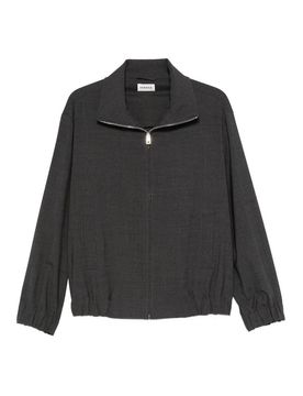 Giubbotto bomber in lana