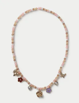 Pretty Motif Stretch Necklace Multi Female - M&S - FashionsVida