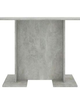 Table À Manger Gris Béton 110 X 60 X 75 Cm Aggloméré Einheitsgrösse