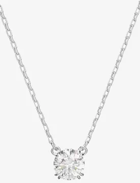 Constella Silver Cubic Zirconia Necklace 5636706 - Silver - Size: Adjustable - Swarovski - FashionsVida