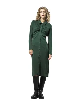 Robe à Manches Longues Diamond Green S