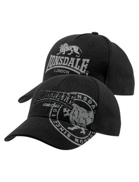 LONSDALE Gorra gris / negro