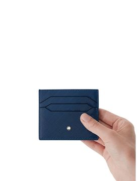 Porte-cartes en cuir texturé