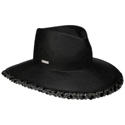 Lenavia Straw Hat by - black - Damen - Size: One Size