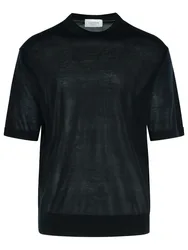 LANEUS Oversized Knitted T-Shirt