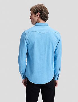 Western Regular Lightweight Shirt Lakeside Wash Größe M male