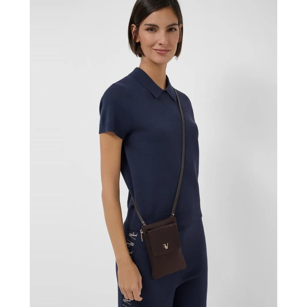 Jersey de mujer de manga corta en punto jacquard - Roberto Verino - FashionsVida