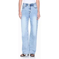 Vaquero Relaxed de mujer J38 de tiro alto en denim