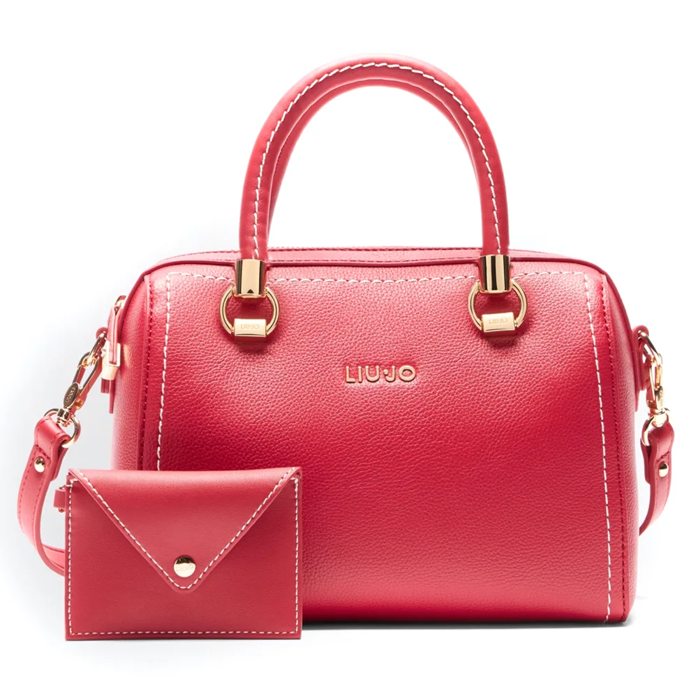 Bauletto AA5160 E0058 Rosso Pompeiano - Liujo - FashionsVida