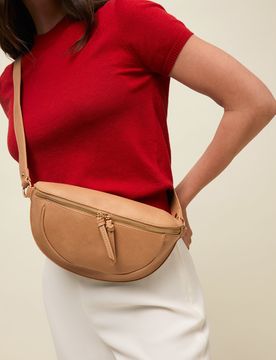 Misako Juliana bum bag Camel