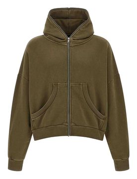 Con cappuccio eterno lavato con zip
