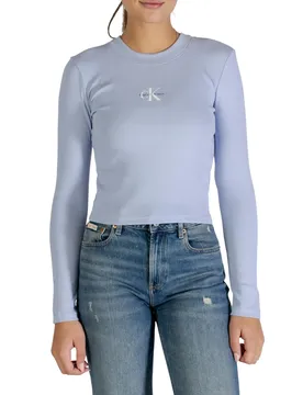 Damen T-Shirt Azurblau 497839