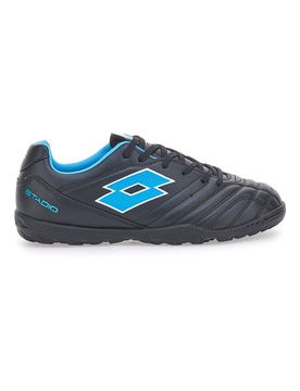 Scarpe da Calcetto Nere e Blu per campi sintetici STAFIO 705 TF JR 38