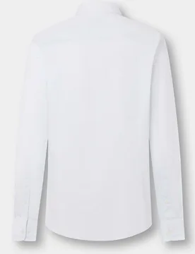Camisa de hombre de rayas texturizadas fit tailored - Hackett - FashionsVida