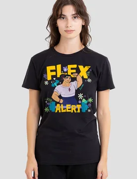 Women's Encanto Flex Alert With Luisa T-Shirt, Black Size: Small - Black - Size: S - Disney - FashionsVida