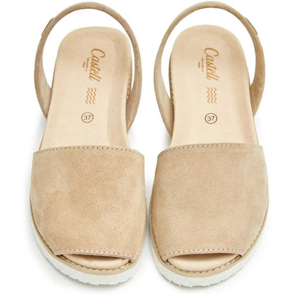 Menorquinas de mujer con suela blanca - CASTELL MENORCA - FashionsVida
