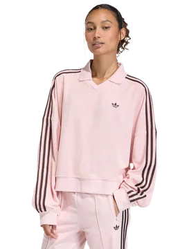 Terry Donna - Polo Rosa - Taglia 32 - Jersey di cotone 32 - Adidas - FashionsVida