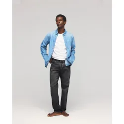 Camisa vaquera de hombre regular de algodón walter