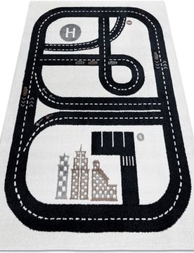 Teppiche Teppich Fun Track Für Kinder, Straße, Stadt 80x150 Cm 80x150 Cm