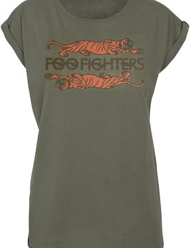 T-Shirt - Crawling Tigers - XS bis XXL - für Damen - Größe XS - oliv - Lizenziertes Merchandise! - Frauen - female
