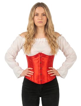 Kurzes rotes Korsett für Damen - female