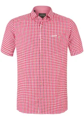 Trachtenhemd Renko3 (rot, Gr. 3XL) von Classics für Herren, Trachtenhemden, 55% Baumwolle, 45% Polyester