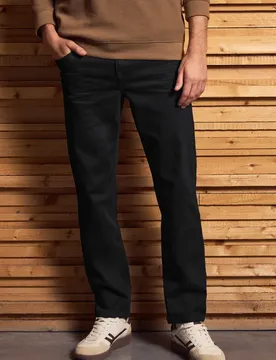 Street One Straight Leg Jeans male Schwarz