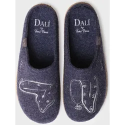 Zapatillas de casa de hombre de fieltro