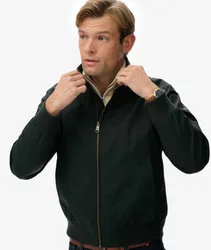 Superdry Herren Modern Sports Jacke Green - Größe: L