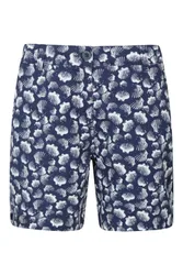 Lakeside II Printed Womens Shorts - Blue - Blue - Size: 4