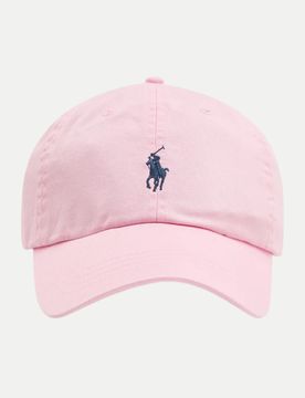 Polo Cap mit Logo-Stickerei Rosa