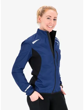 Fusion S1 Run Damen Jacke, blau XS