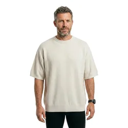 Maglione Bastian Almond Milk / Detail Melange L